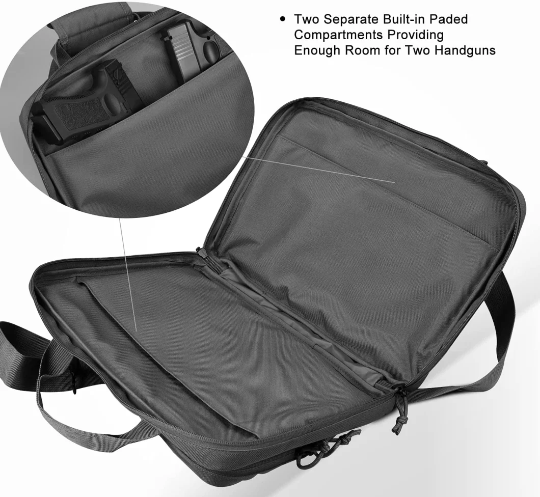 Custom Military Style Outdoor Waterproof Tactical Bag; High Quality Shooting Range Bag; Tactical Bag; Pistols Bag
