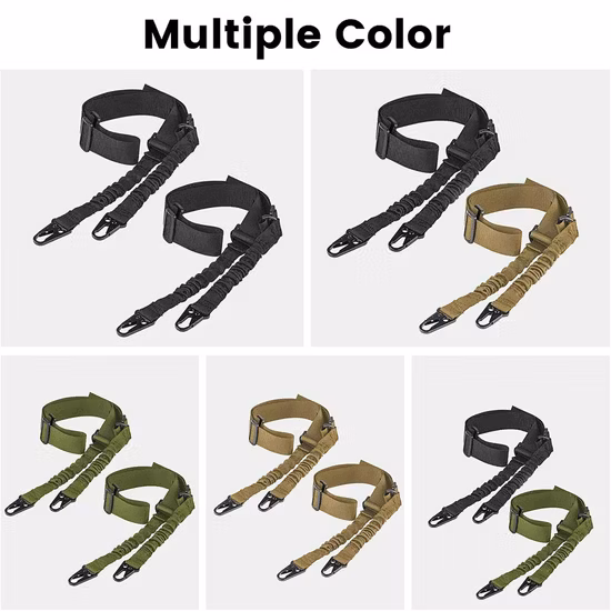 QD 마운트, Mlok 레일, 야외 사냥을 위한 퀵 릴리스 회전 장치가 있는 조정 가능한 2점 라이플 슬링