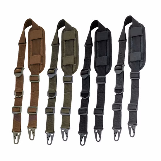 새로운 개폐식 전술 스프링 로프 키체인 총 슬링