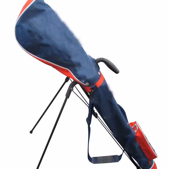 맞춤 제작된 검정색 소형 나일론 골프 가방, 골프 총 가방