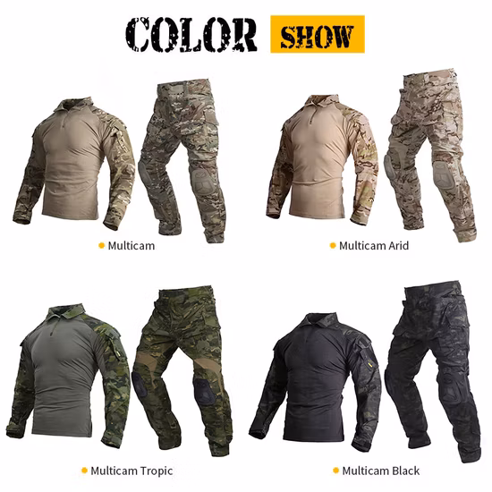 Emersongear G3 Nc50/50 멀티캠 전투 전술 유니폼 슈트